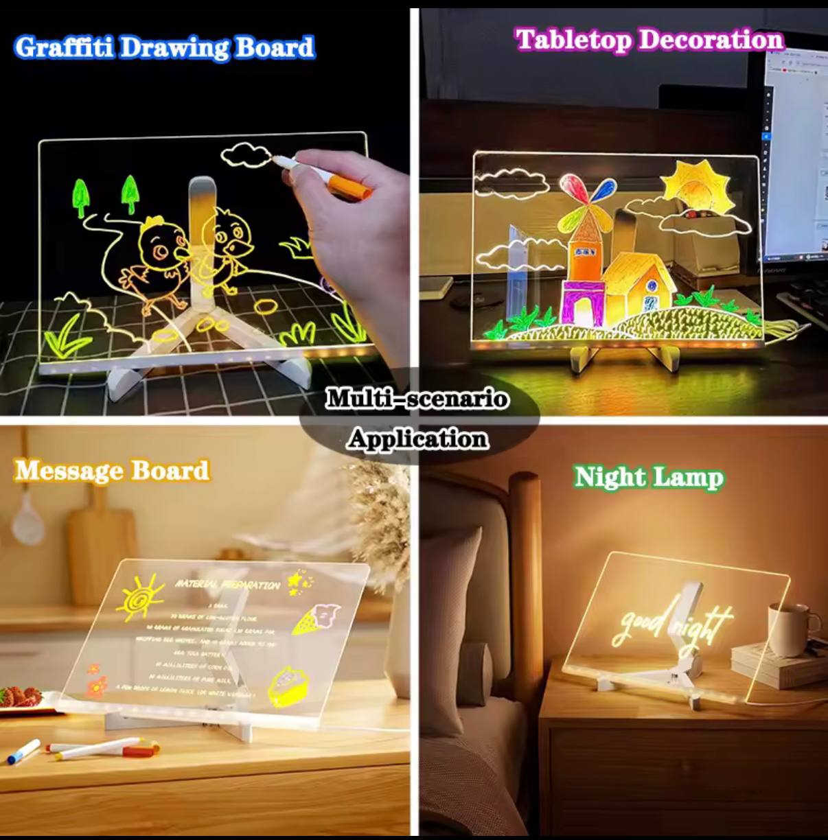 LED Note™BambinoHome- Board with Colors
